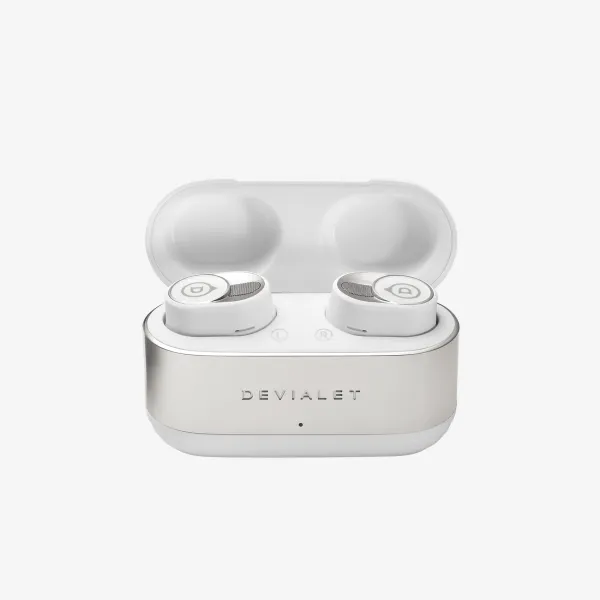 DEVIALET Gemini II - Ecouteurs sans fil haut de gamme blancs