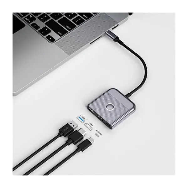 WIWU Adapteur USB-C 3 en 1