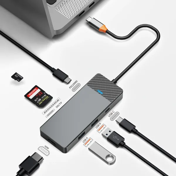 WIWU HUB USB-C 7 en 1 multifonction