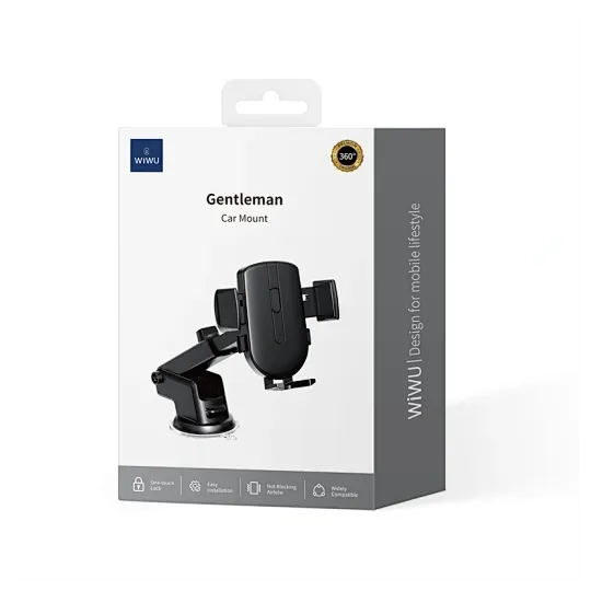 WiWU Support de téléphone ajustable fixation ventouse