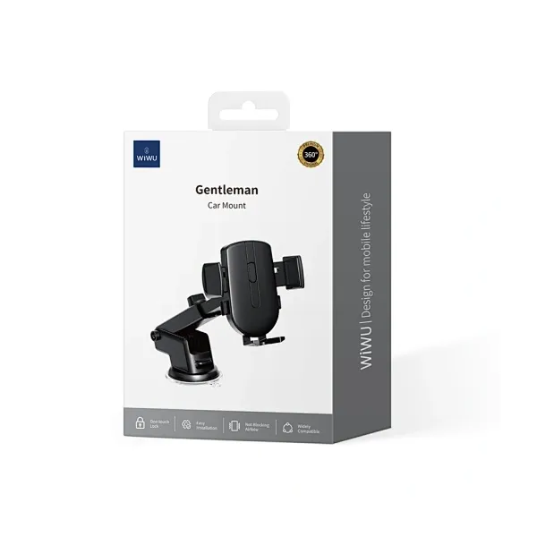 WiWU Support de téléphone ajustable fixation ventouse