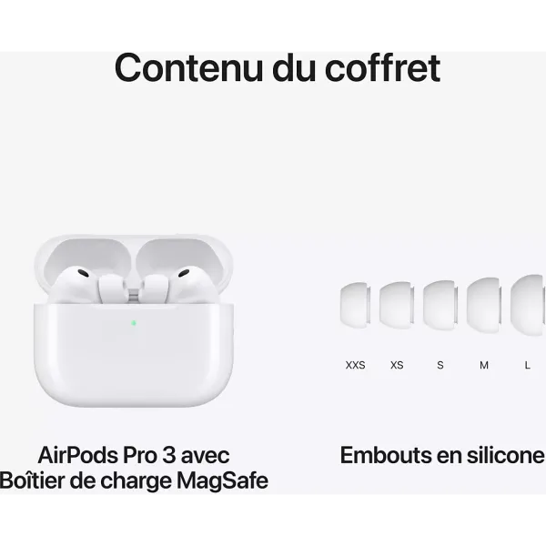 AirPods Pro 3 Contenu du coffret