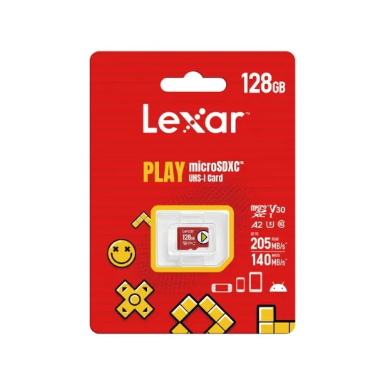 LEXAR Carte microSDXC PLAY II compatible Nintendo Switch 128Go
