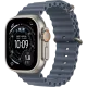 APPLE Watch Ultra 3 Bracelet Océan Bleu Boitier Titane naturel