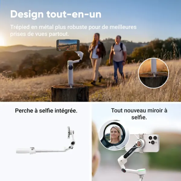 ARASHI INSTA360 FLOW 2 Trépied / Perche à selfie
