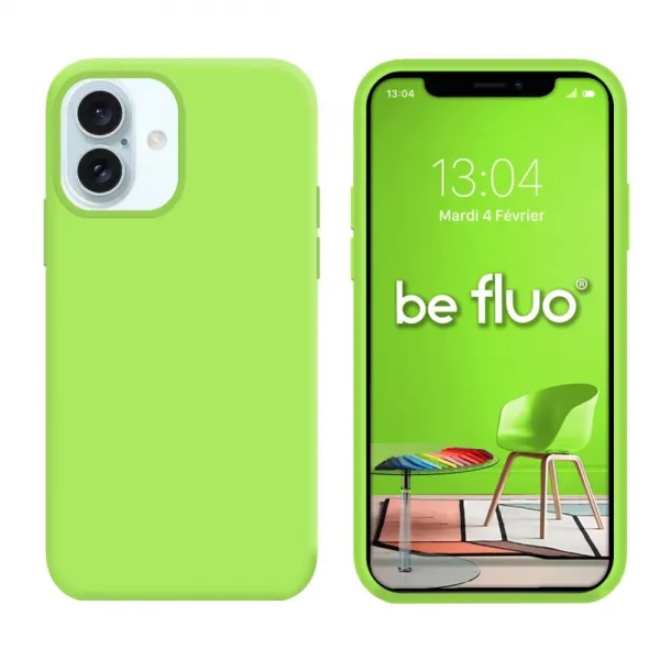 MOXIE BeFluo Coque iPhone 16/Plus Vert alpin