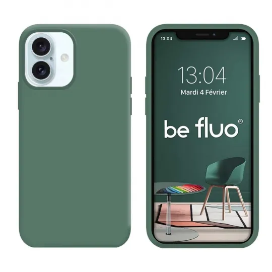 MOXIE BeFluo Coque iPhone 16/Plus Vert trèfle