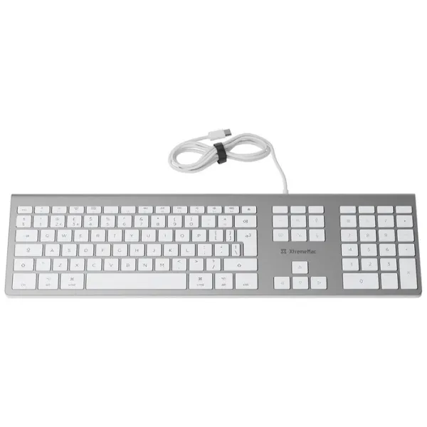 XTREMEMAC Clavier filaire AZERTY USB-C & USB-A