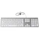 XTREMEMAC Clavier filaire AZERTY USB-C & USB-A