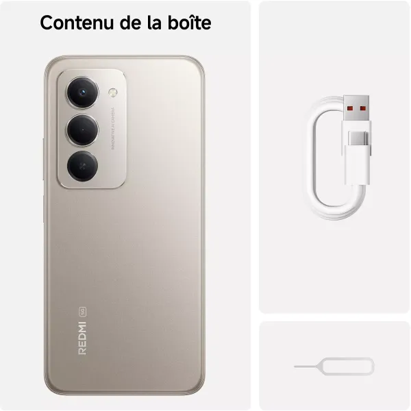 XIAOMI Redmi 15 5G - Neuf contenu de la boîte