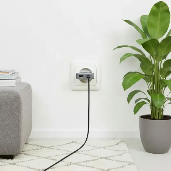 FORCELL F-Energy Chargeur réseau 45W port USB-C et USB-A