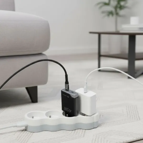 FORCELL F-Energy Chargeur réseau 45W deux ports USB-C