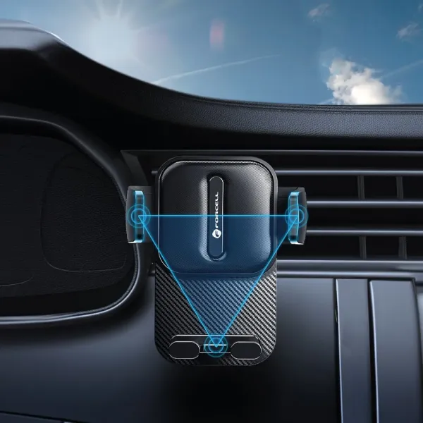FORCELL F-Grip Support de téléphone de voiture universel pour grille d'aération