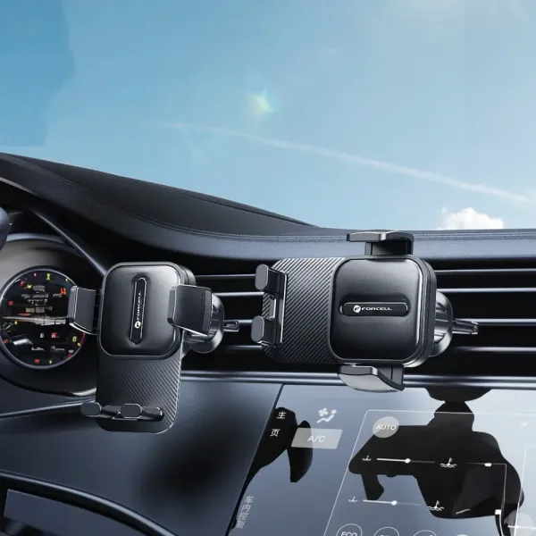 FORCELL F-Grip Support de téléphone de voiture universel pour grille d'aération