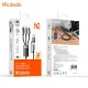 MCDODO Câble de Charge USB-C + USB vers Lightning + USB-C + Micro USB 100W 1.2m