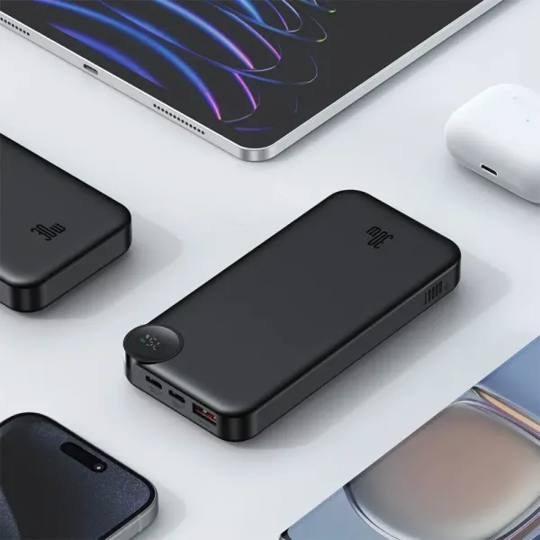 MCDODO Power Bank Batterie Externe 10000mAh 30W avec Écran Digital