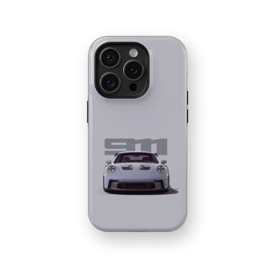 Bland Purple Porsche | Coque de téléphone 3D 2en1 Ultra-résistante
