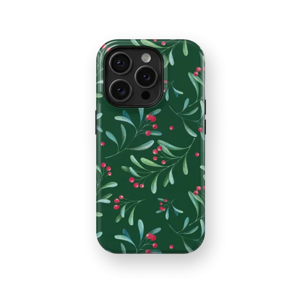 Winter Berries | Coque de téléphone 3D 2en1 Ultra-résistante