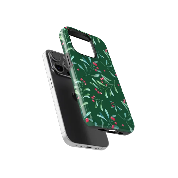 Winter Berries | Coque de téléphone 3D 2en1 Ultra-résistante