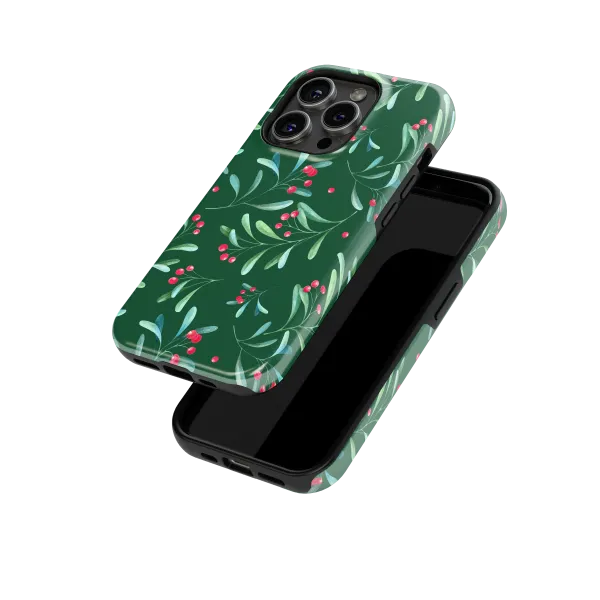 Winter Berries | Coque de téléphone 3D 2en1 Ultra-résistante