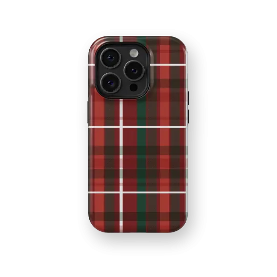 Holiday Tartan | Coque de téléphone 3D 2en1 Ultra-résistante