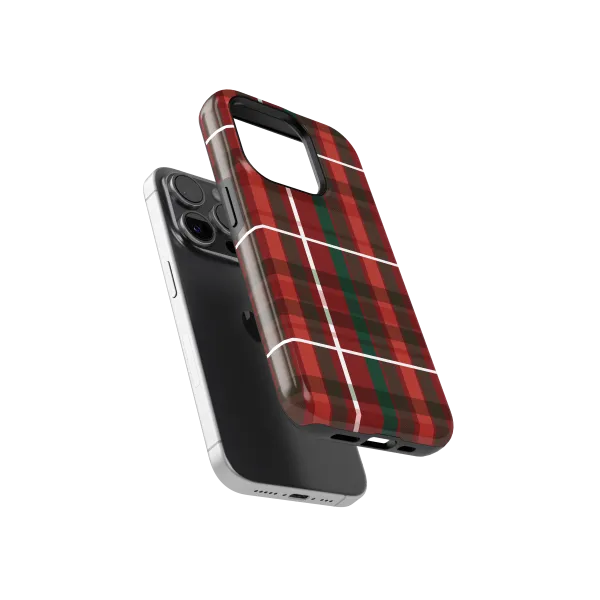 Holiday Tartan | Coque de téléphone 3D 2en1 Ultra-résistante