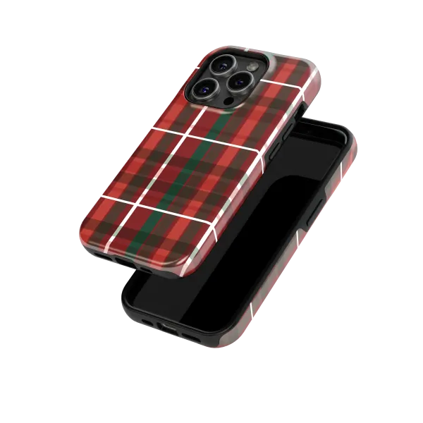 Holiday Tartan | Coque de téléphone 3D 2en1 Ultra-résistante
