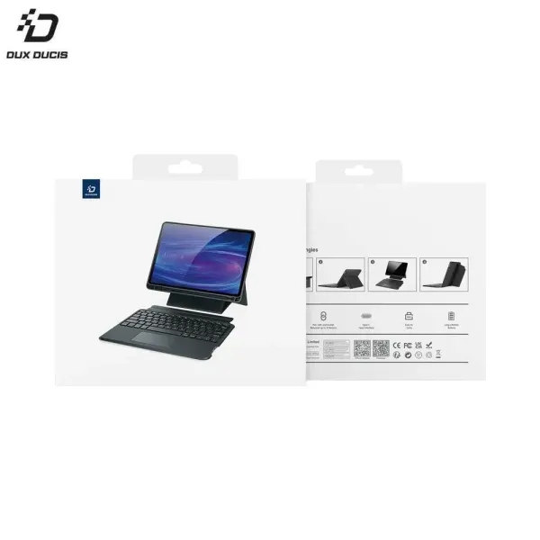 DUX DUCIS Housse de Protection avec clavier rétroéclairé pour iPad AZERTY (Tous les modèles)