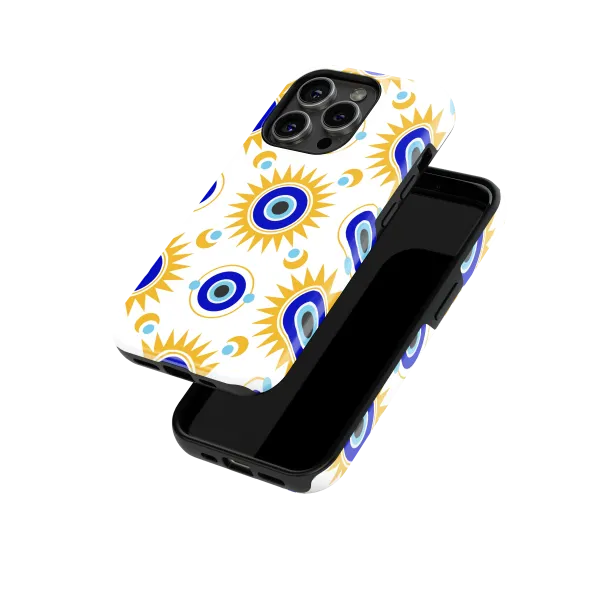 Golden Gaze | Coque de téléphone 3D 2en1 Ultra-résistante