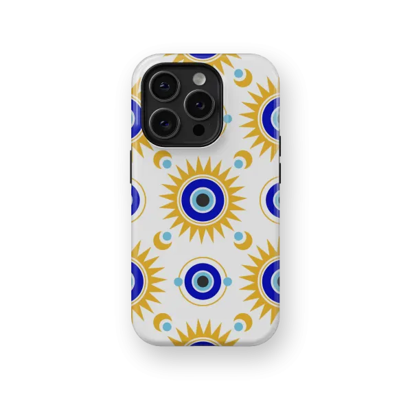 Golden Gaze | Coque de téléphone 3D 2en1 Ultra-résistante