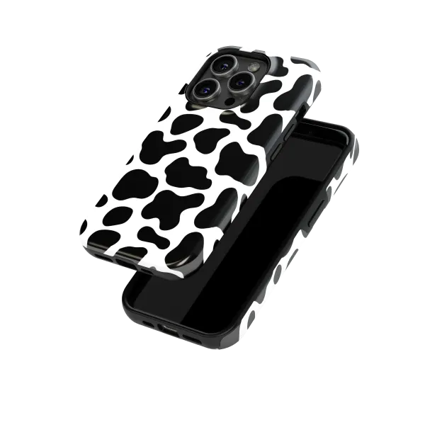 Black & White Flair | Coque de téléphone 3D 2en1 Ultra-résistante