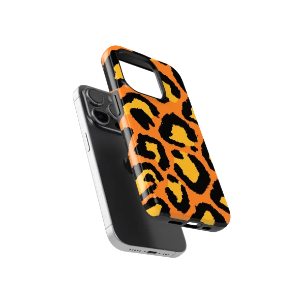 Fiery Serengeti | Coque de téléphone 3D 2en1 Ultra-résistante