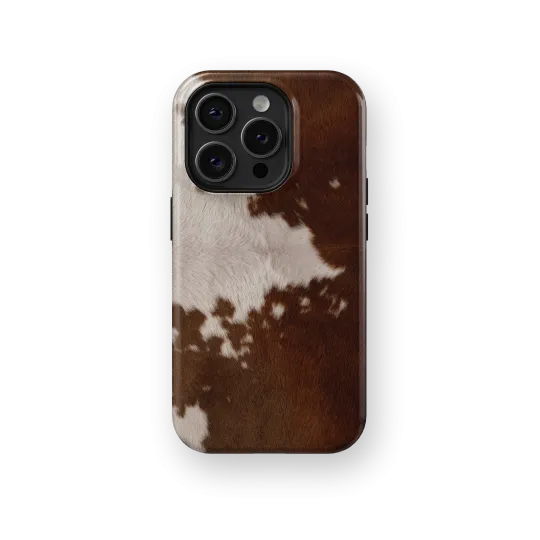 Cowhide Classic | Coque de téléphone 3D 2en1 Ultra-résistante