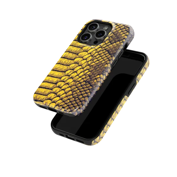 Sunlit Scales | Coque de téléphone 3D 2en1 Ultra-résistante