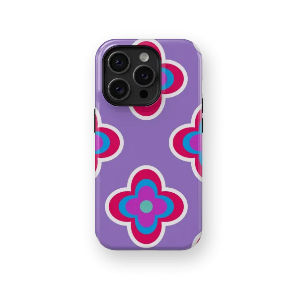 Retro Bloom | Coque de téléphone 3D 2en1 Ultra-résistante