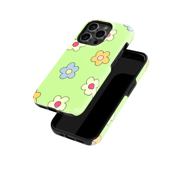 Childish Flowers | Coque de téléphone 3D 2en1 Ultra-résistante