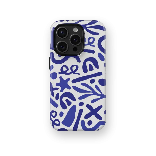 Blue Stems | Coque de téléphone 3D 2en1 Ultra-résistante