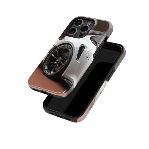 Wheel Luxury Porsche | Coque de téléphone 3D 2en1 Ultra-résistante