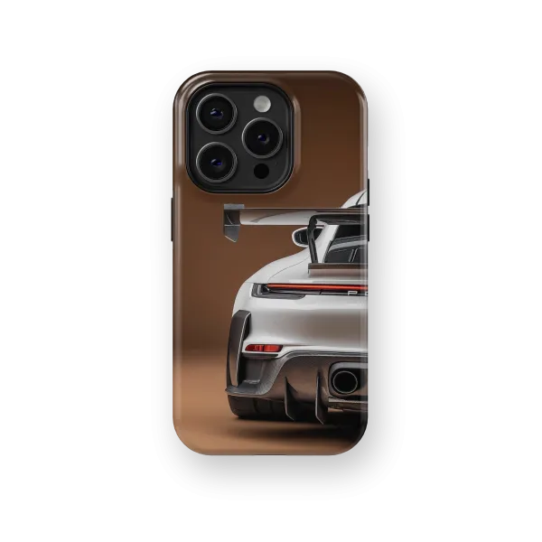 Back Luxury Porsche | Coque de téléphone 3D 2en1 Ultra-résistante