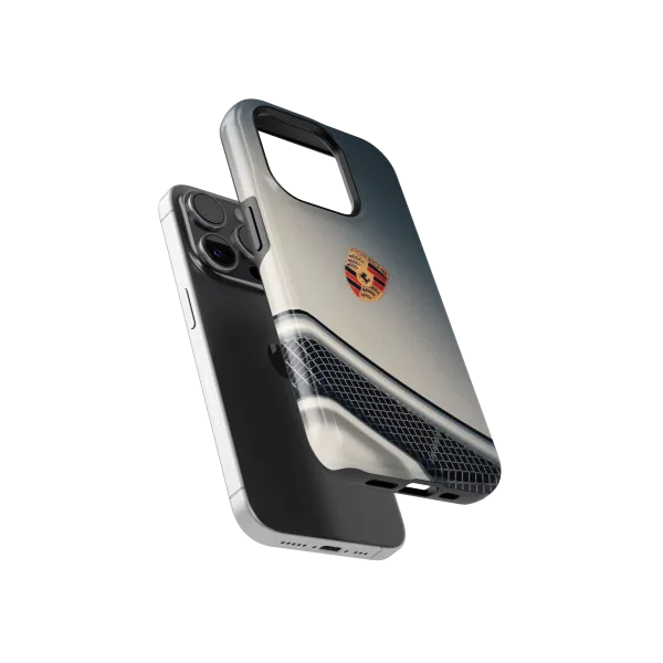 Porsche Badge | Coque de téléphone 3D 2en1 Ultra-résistante