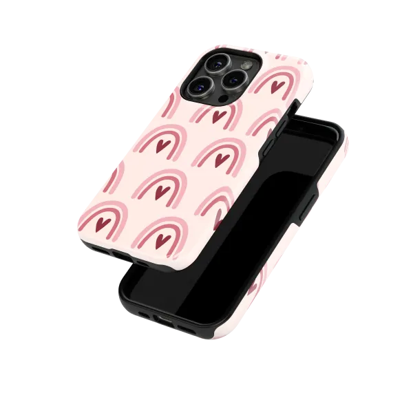 Rainbow of Love | Coque de téléphone 3D 2en1 Ultra-résistante