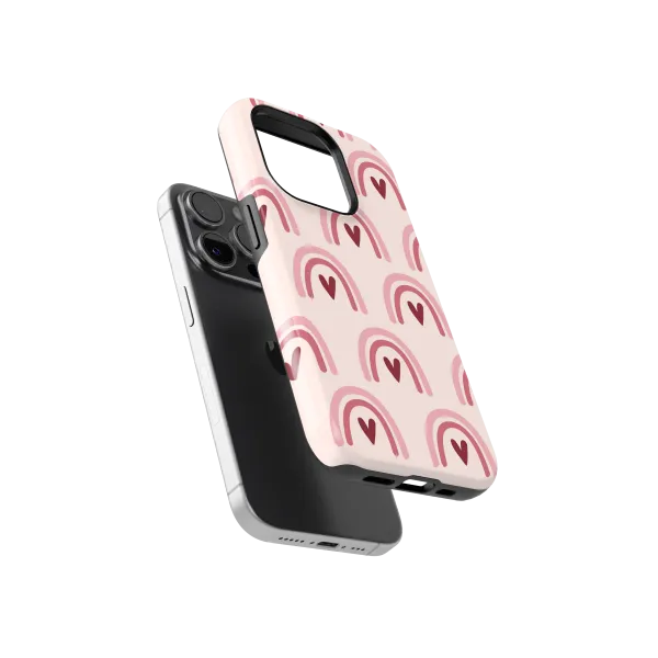 Rainbow of Love | Coque de téléphone 3D 2en1 Ultra-résistante