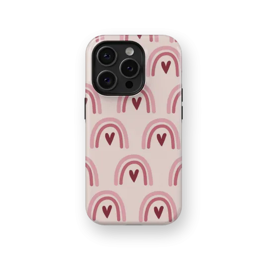 Rainbow of Love | Coque de téléphone 3D 2en1 Ultra-résistante