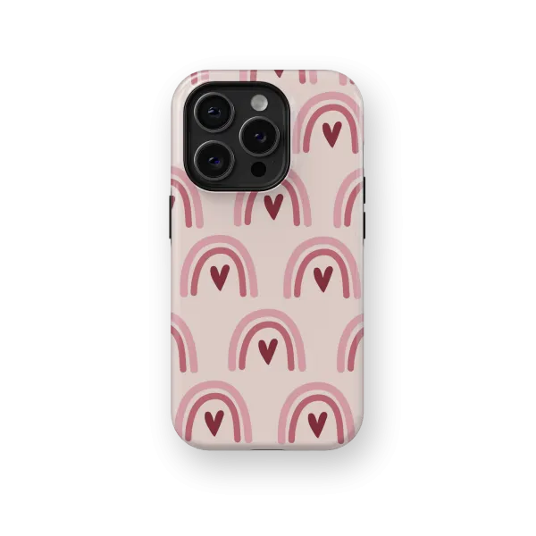 Rainbow of Love | Coque de téléphone 3D 2en1 Ultra-résistante