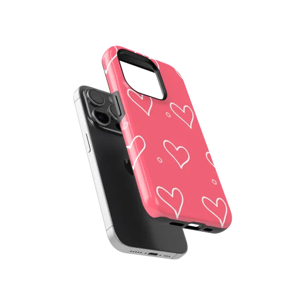 Simple Love | Coque de téléphone 3D 2en1 Ultra-résistante