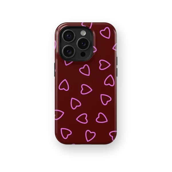 Heart Cake | Coque de téléphone 3D 2en1 Ultra-résistante