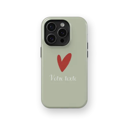 Signature Love - Green | Coque de téléphone 3D 2en1 Ultra-résistante