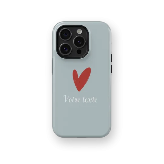 Signature Love - Blue | Coque de téléphone 3D 2en1 Ultra-résistante