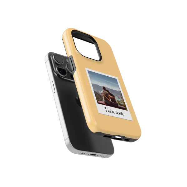 Polaroid Moments - Yellow | Coque de téléphone 3D 2en1 Ultra-résistante