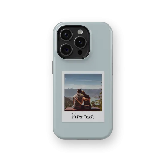 Polaroid Moments - Blue | Coque de téléphone 3D 2en1 Ultra-résistante